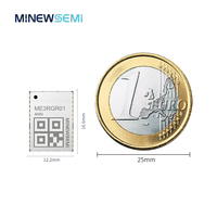 Module GPS MinewSemi ME3RGR01 L1+L5 GLONASS BeiDou GALILEO QZSS, récepteur RTK haute précision 1 cm, LCC-24pin UART 3.3V GNSS 192/200