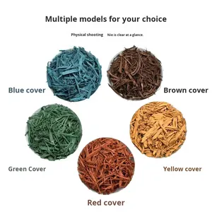 BY-01 Blocs <span class=keywords><strong>de</strong></span> <span class=keywords><strong>bois</strong></span> colorés écologiques et modernes pour pavage artistique, finition mate, installation facile, ornements <span class=keywords><strong>de</strong></span> jardin - Product Image 4