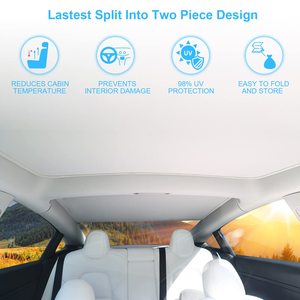 Bloquer les rayons UV nocifs noir éblouissant pour <span class=keywords><strong>Tesla</strong></span> modèle <span class=keywords><strong>Y</strong></span> toit <span class=keywords><strong>pare</strong></span>-<span class=keywords><strong>soleil</strong></span> 2023 <span class=keywords><strong>pare</strong></span>-<span class=keywords><strong>soleil</strong></span> amélioré <span class=keywords><strong>pare</strong></span>-<span class=keywords><strong>soleil</strong></span> réflecteur UV <span class=keywords><strong>pare</strong></span>-<span class=keywords><strong>soleil</strong></span> - Product Image 2