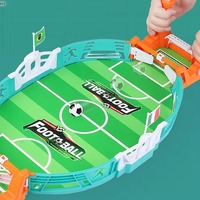 Jeu de football de table miniature Machalon pour deux joueurs - Design sportif en plastique écologique pour une utilisation en intérieur/extérieur, jouet éducatif