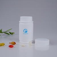 180 ml HDPE Beyaz Vitamin Şişesi, Tablet, Kapsül, Toz, Besin Takviyeleri için, Sızdırmaz, Çocuk Güvenlikli Kapaklı ve Sızdırmazlık Folyolu