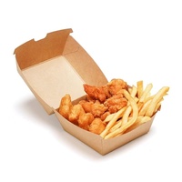 Boîtes d'emballage de fast-food jetables personnalisés pour hamburger