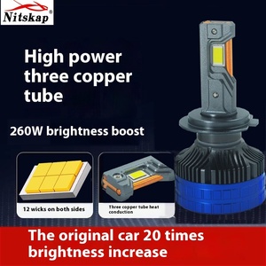 260W LED de alta potencia integrado <span class=keywords><strong>H11</strong></span> H1 H49005 decodificación Triple cobre refrigeración RV coche iluminación sistema compatibilidad - Product Image 5