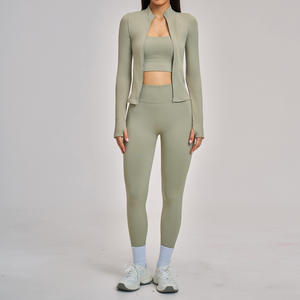 Nouveauté 2026 : Soutiens-gorge de sport confortables pour femmes, Vestes de fitness respirantes pour l'extérieur, Leggings taille haute, Ensemble de fitness et yoga pour femmes - Product Image 4