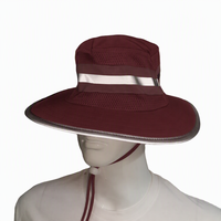 Casque de sécurité réfléchissant avec protection de la nuque, large bord, haute visibilité, respirant, pour hommes, avec logo personnalisé