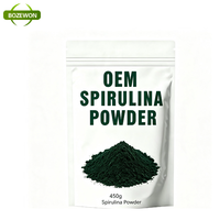 Poudre de spiruline de haute qualité OEM/ODM, emballage personnalisé, riche en protéines végétales