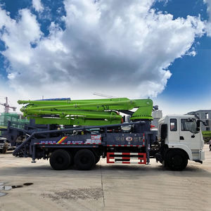 Bomba mezcladora de hormigón montada en camión con motor diésel nuevo y rodamientos, disponible para la venta - Product Image 3