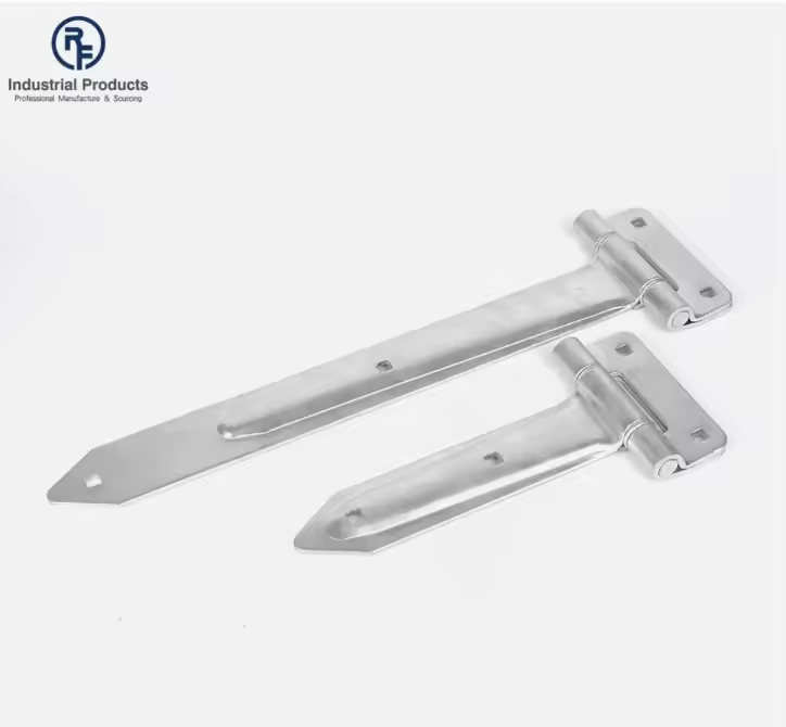 RF OEM 304 Stainless Steel Vehicles Square Corner Hinge W/Reverse Bracket T- -Strap Hinge for Trailers for Truck Body Parts