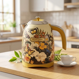 Stainless Steel <b>Kettle</b> 1.7L Fast-heating With <b>Temperature</b> <b>Control</b> for Home Office Hotel & Outdoor Use Stainless Steel <b>Kettle</b> 1.7 - Product Image 1