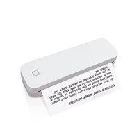 Printer Foto Mini Portabel All-in-One Thermal Nirkabel USB A4 Berkualitas Tinggi 203DPI