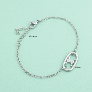 Hot Bán tối giản và thời trang đồ trang sức bằng thép không gỉ, tim có thể điều chỉnh vòng đeo tay, phụ nữ của Đảng Quà Tặng - Product Image 2