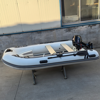 11ft-all-soudé-aluminium-bateau Deep v Center Console Aluminium Bateau Pêche Bateau Gonflable 330