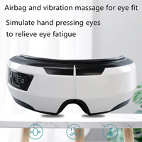 Masajeador de Cabeza y Ojos Eléctrico Inteligente 4D Plegable con Música, Recargable, 5 Modos