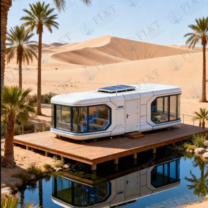 Casa Cápsula Prefabricada Moderna FLKT con 270 m2 °   Casa Móvil de Lujo con <span class=keywords><strong>Vista</strong></span> Panorámica, Casa Modular Lista para Habitar - Product Image 2