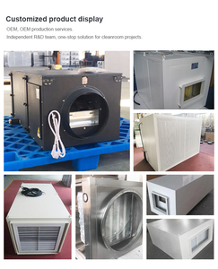 換気システム排気ファン用の<span class=keywords><strong>HEPA</strong></span>フィルターと活性炭フィルター付きエアフィルターボックス - Product Image 5