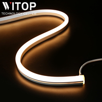 Bande lumineuse LED en cuivre étanche IP67 24V avec commande vocale, luminescence trois faces pour la cuisine, la chambre, la décoration intérieure/extérieure