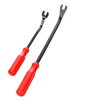 1 pièce Outil de déclipsage en acier de qualité industrielle pour panneaux de porte de voiture, clips de garnitures intérieures et éléments de fixation en plastique