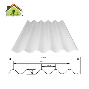 Nuevos materiales de construcción Hoja de techo corrugado de PVC Zehn Upvc Panel de techo de teja de cobertizo para almacenes Tejas de acero y asfalto - Product Image 2