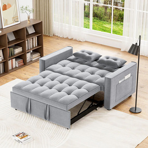 Canapé-lit double moderne Canapé-lit pliant Futon Canapé-lit convertible pour le salon Canapé-lit coulissant Canapé-lit pliant - Product Image 4