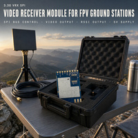 Modul Penerima Video Mode VRX SPI 3.3G Modul RX Video Digital FPV untuk Pengontrol Penerbangan Drone Jarak Jauh