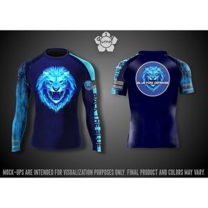 Custom Women's Customizable Long Rashguard Performance <b>Compression</b> Jersey <b>Shirt</b> Sport Fightwear Made of Nylon and Spandex - Product Image 2