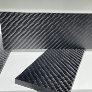 Plaque en fibre de carbone 3k, motif tissé noir, matériau léger et haute résistance pour projets de bricolage et fabrication sur mesure - Product Image 2