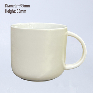 Estilo más Popular 11oz Tazas De Café Ceramicaes 6 piezas Tazas De Cerámica Platillos New Bone China Tea Set & Coffee - Product Image 1