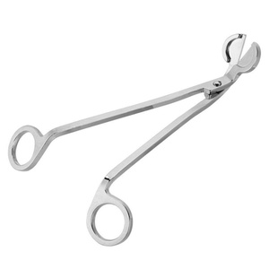 Mango ergonómico DIY grado acero inoxidable vela mecha recortadora tijera y cizalla diseño cómodo con borde liso - Product Image 3