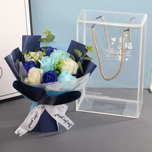 ช่อดอกไม้ขนาดเล็ก 9 ชิ้น ดอกกุหลาบสบู่ ดอกฮาวอร์ธีอา มินิมา ดอกไม้แห้ง ของขวัญวันวาเลนไทน์ ของขวัญวันแม่ ของขวัญวันเกิด - Product Image 3