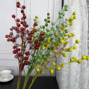 Flores Artificiales Jinxi, Ramas Individuales de Flores de Seda con Forma de Copo de Nieve, Decoraciones para Techos de Boda, en Blanco, Rojo, Amarillo, Verde, Azul y Morado - Product Image 1