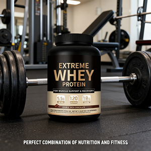 Venta al por mayor 80 Bulk 100% Gold Standard Whey Protein Powder Suplemento de proteína para adultos para un fuerte aumento de peso muscular - Product Image 3