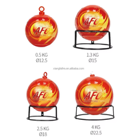 Extincteur rouge en acier automatique XiangFa 6kg avec agent de mousse FM200 poudre sèche boule de feu ABC pour la lutte contre les incendies