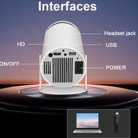 Projecteur Android à usage domestique Original Factory HY300 Mini projecteur LCD LED HD portable avec Keystone automatique
