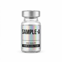 Étiquette autocollante personnalisée pour bouteille en verre holographique 3ml 5ml 10ml, étiquette imperméable