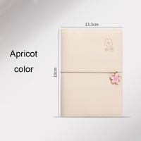 Carnet de notes à couverture rigide à feuilles mobiles de la série Sakura, 192 pages, imprimé en quatre couleurs, journal manuscrit frais et charmant, cadeau