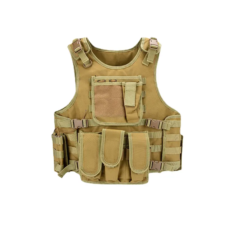 Wholesale Custom Logo Camouflage Molle Combat Training Chaleco Adjustable Tactical Camo Safety Vest For Men