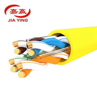 Câble Réseau Intérieur Cat6 305m Boîte 23AWG Cuivre Nu Gaine LSZH Câble LAN Pass-Through Jiaying Industries