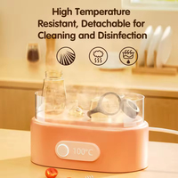 Vente en gros de biberons 100% silicone pour bébé, 300 ml / 240 ml, biberons pour nourrissons, anti-coliques, avec poignée
