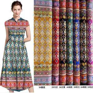 女の子のドレスの女性の服のための工場直接ビスコースレーヨン生地卸売カスタマイズ可能な45s 100レーヨン織り生地 - Product Image 3