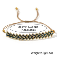 Go2boho gelang multiwarna desain panah buatan tangan tenun persahabatan kualitas perhiasan Miyuki Bead wanita hadiah tanggal Boho