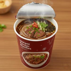 Nouilles à faible teneur en glucides à base de plantes, soupes aux multiples saveurs, nouilles shirataki instantanées en gobelet, emballage OEM ODM - Product Image 5
