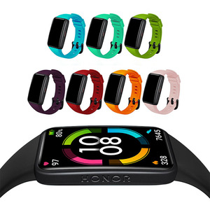 Bracelet de rechange en Silicone en Silicone, pour Huawei <span class=keywords><strong>Honor</strong></span> <span class=keywords><strong>Band</strong></span> <span class=keywords><strong>6</strong></span>, 12mm - Product Image 3