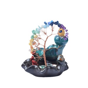 Fournisseur d'usine Nouveau Arbre en cristal décoratif artisanal moderne et unique, Arbre de pierres précieuses pour la décoration intérieure de table - Product Image 1