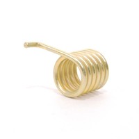 Vente en gros personnalisé spirale plate double fil d'acier inoxydable robuste petit ressort de torsion de grand diamètre