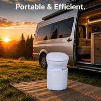 Toilettes de compostage modernes pour camping-car, à prix de gros, avec fonctionnement automatique