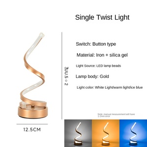 Lampe de bureau LED moderne à commande tactile réglable Lampe de lecture multiforme pour chevet Table de chevet Bureau Chambre d'hôtel Métal électrique - Product Image 4