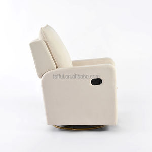 Sillón Reclinable Giratorio Tapizado para la Sala de Estancia de Bebés, Ideal para Padres Primerizos - Product Image 3