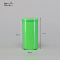 Flacon en plastique sur mesure pour ordonnances, 150 ml, contenants pharmaceutiques, flacons à pilules