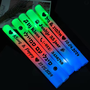 Bán buôn tùy chỉnh bọt ánh sáng gậy đầy màu sắc nhấp nháy bọt <span class=keywords><strong>Glow</strong></span> <span class=keywords><strong>Sticks</strong></span> số lượng lớn nhấp nháy ánh sáng lên cổ Vũ Thanh - Product Image 2