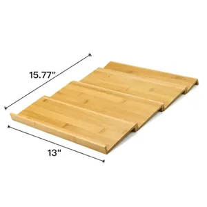 Organisateur de <span class=keywords><strong>tiroir</strong></span> à plateau à épices en bambou-<span class=keywords><strong>Rangement</strong></span> de comptoir de <span class=keywords><strong>cuisine</strong></span> multicouche réglable pour ustensiles à épices - Product Image 2